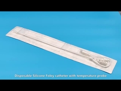 Sonde de Foley en silicone (avec capteur de température)