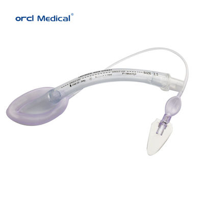 Masque laryngaire standard en PVC à usage unique pour l' anesthésie médicale