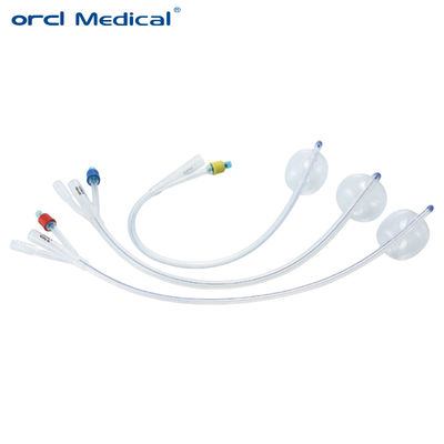 Prix en gros Consommables médicaux jetables 100% silicone 3 voies stériles fournisseur de cathéter Foley