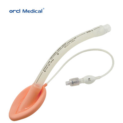 Disposable écologique intubé non toxique en PVC, masque pour les voies respiratoires en silicone médical