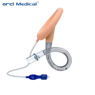 Masque laryngé renforcé au silicone résistant aux plis #1-5# Taille avec CE/ISO 13485, idéal pour la ventilation chirurgicale