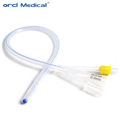 Catéters Foley enduits de silicone jetables pour les patients