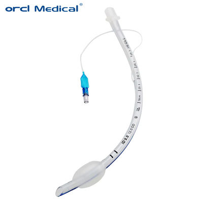 Tubes endotrachéales en PVC de matières médicales jetables non menottées / menottées avec différentes tailles