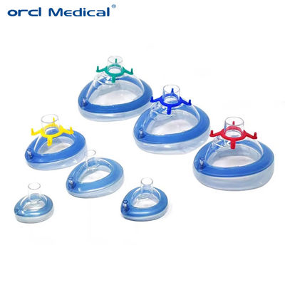 fournitures médicales masque anesthésique PVC jetable coussin d'air avec CE ISO approuvé
