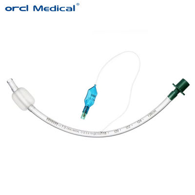 Tubes endotrachéales renforcées transparentes avec fil en acier inoxydable en spirale pour une identification facile