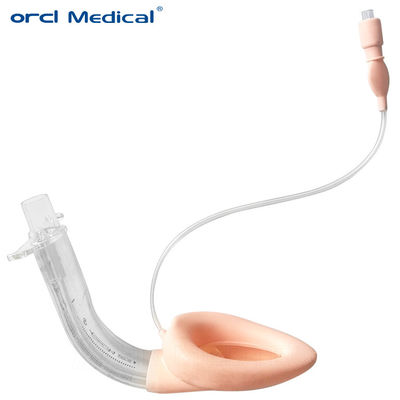 Masque à double lumière jetable en silicone médical à double cavité type larynx Masque respiratoire en gros