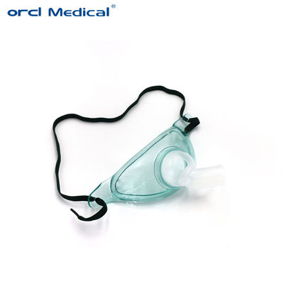 Masque d'oxygène à usage unique pour trachéostomie en PVC