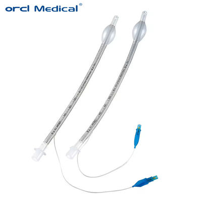 Tubes endotrachéales renforcées transparentes avec ligne radioopacée pour une identification facile dans les procédures médicales