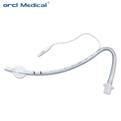 7.5 tube endotrachéal, tube d'intubation nasale en PVC à profil bas et menotté
