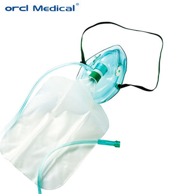 Masque d'oxygène confortable sans réinhalateur avec sac de réservoir de 1000 ml