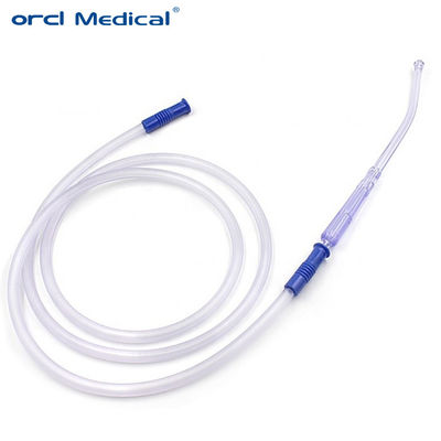 Ensemble d'aspiration Yankauer stérile jetable sans latex, tailles 1,8 M-3,6 M, avec certification CE, idéal pour l'aspiration des voies respiratoires en salle d'opération et en urgence