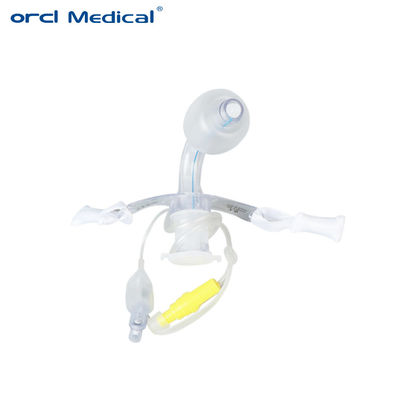 Sécurité Médicale Tube de trachéostomie jetable à volume élevé avec tube d'aspiration sous-glottique