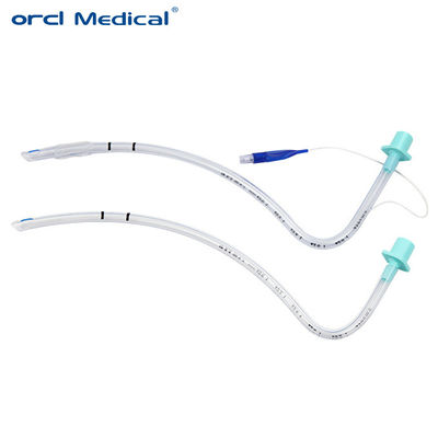 Tubes endotrachéales renforcées stériles Nasal préformé Tailles diverses Volume élevé menotté