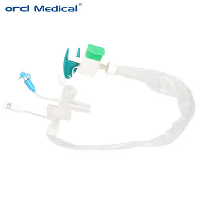Système d'aspiration fermé Aspiration médicale fermé à usage unique 24 72 heures Catéter avec certificats ISO