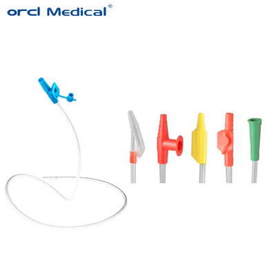 fournitures médicales tubes d'aspiration médicaux PVC jetables cathéter de drainage de la salive clair