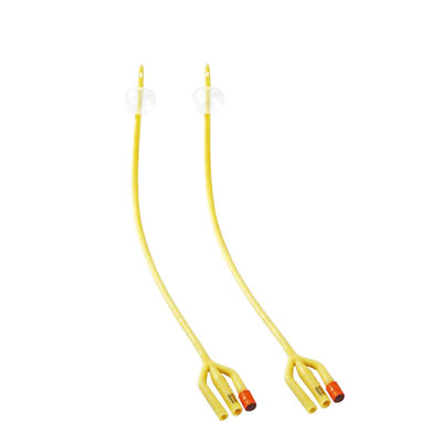 Sondes de Foley en latex à 2 voies/3 voies de haute qualité pour le cathétérisme à demeure de longue durée en maisons de retraite
