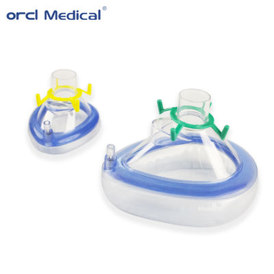 Chine usine professionnelle Produire un masque d' anesthésie de qualité médicale en PVC avec un masque à coussin d'air standard
