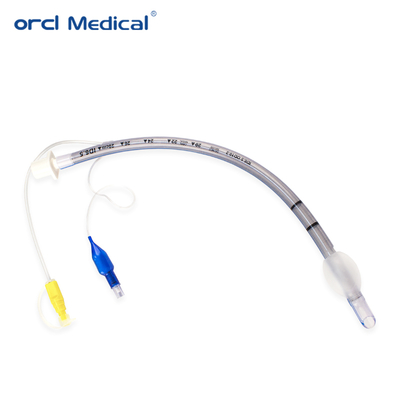 Tube endotrachéal renforcé bon marché avec menottes d'évacuation