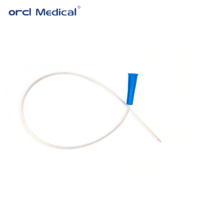 Sonde d'aspiration en PVC stérile à usage unique, taille pédiatrique, conception anti-pliure, sûre pour les soins respiratoires des nouveau-nés et des enfants