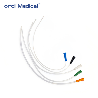 Catéthère d'aspiration en PVC stérile à usage unique de qualité médicale Fr6-22 tailles avec marque de diplôme